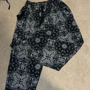 Bandana Print Joggers | Used